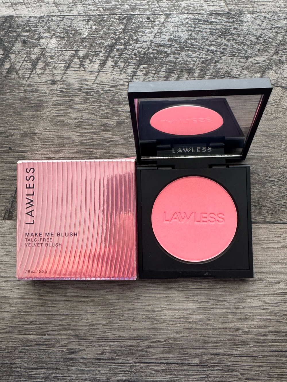 Lawless Make Me Blush Talc-Free Velvet Blush - Sakura (NIB)